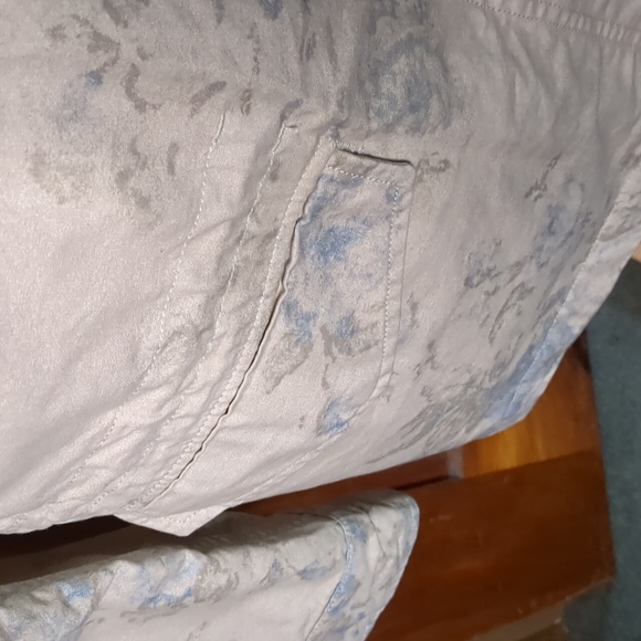 CHAPS* Ralph Lauren size M long sleeve 100 cotton drawstring waist snap front 4 - Picture 9 of 14